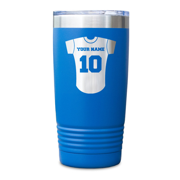 Baseball Jersey Blue Polar Camel Tumbler - 20oz - Single Sided - Approval