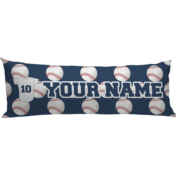 Custom Baseball Jersey Body Pillow Case (Personalized)