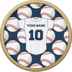 Baseball Jersey Cabinet Knob - Gold (Personalized)