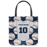 Baseball Jersey Canvas Tote Bag - Small - 13"x13" (Personalized)