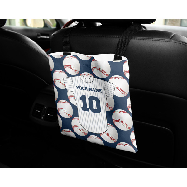 Baseball Jersey Car Bag - In Use