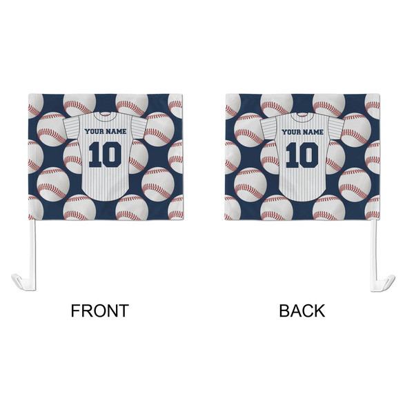 Baseball Jersey Car Flag - Large - APPROVAL