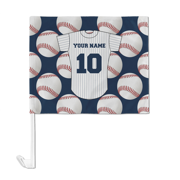 Baseball Jersey Car Flag - Large - FRONT