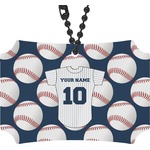 Baseball Jersey Rear View Mirror Ornament (Personalized)