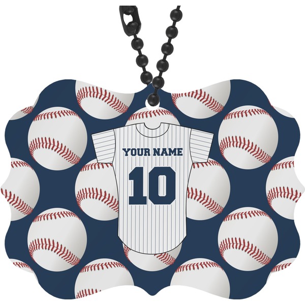Custom Baseball Jersey Rear View Mirror Decor (Personalized)