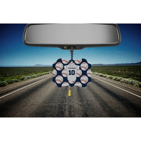 Baseball Jersey Car Ornament (Road)