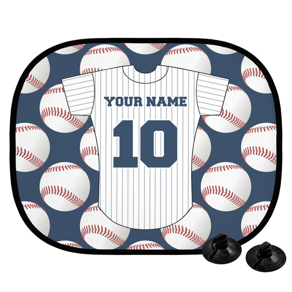 Custom Baseball Jersey Car Side Window Sun Shade (Personalized)