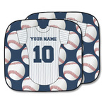 Baseball Jersey Car Sun Shade - Two Piece (Personalized)