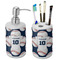 Baseball Jersey Ceramic Bathroom Accessories Set (Personalized)