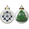 Baseball Jersey Ceramic Christmas Ornament - X-Mas Tree (APPROVAL)