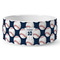 Baseball Jersey Ceramic Dog Bowl - Medium - Front