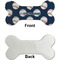 Baseball Jersey Ceramic Flat Ornament - Bone Front & Back Single Print (APPROVAL)