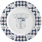 Baseball Jersey Ceramic Plate w/Rim