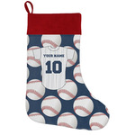 Baseball Jersey Holiday Stocking w/ Name and Number