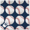 Baseball Jersey Cloth Napkins - Personalized Dinner (Full Open)