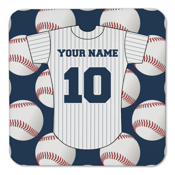 Baseball Jersey Coaster Set - FRONT (one)