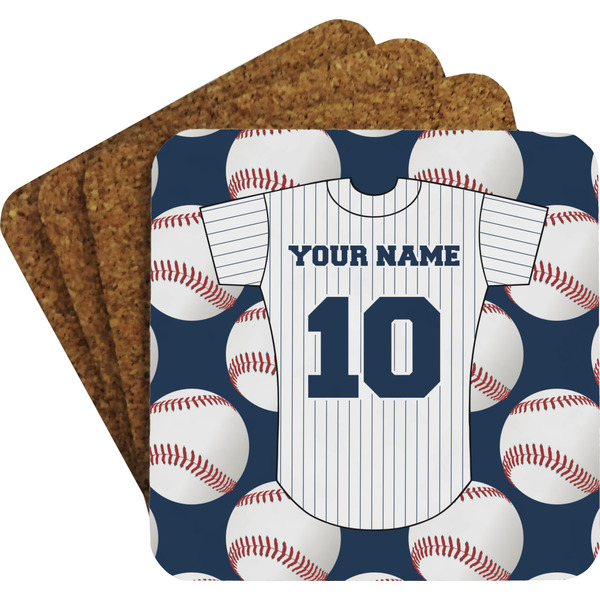 Baseball Jersey Coaster Set (Personalized)