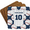 Baseball Jersey Coaster Set (Personalized)
