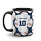 Baseball Jersey Coffee Mug - 11 oz - Black