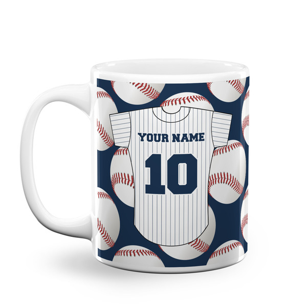 Custom Baseball Jersey Coffee Mug (Personalized)
