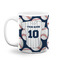 Baseball Jersey Coffee Mug - 11 oz - White