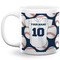 Baseball Jersey 20 Oz Coffee Mug - White (Personalized)