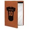 Baseball Jersey Leatherette Portfolio with Notepad - Small - Single Sided (Personalized)