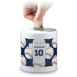 Baseball Jersey Coin Bank (Personalized)