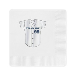 Baseball Jersey Coined Cocktail Napkins (Personalized)