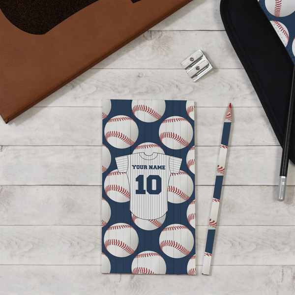 Baseball Jersey Colored Pencils - In Context