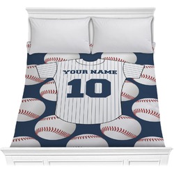 Baseball Jersey Comforter - Full / Queen (Personalized)