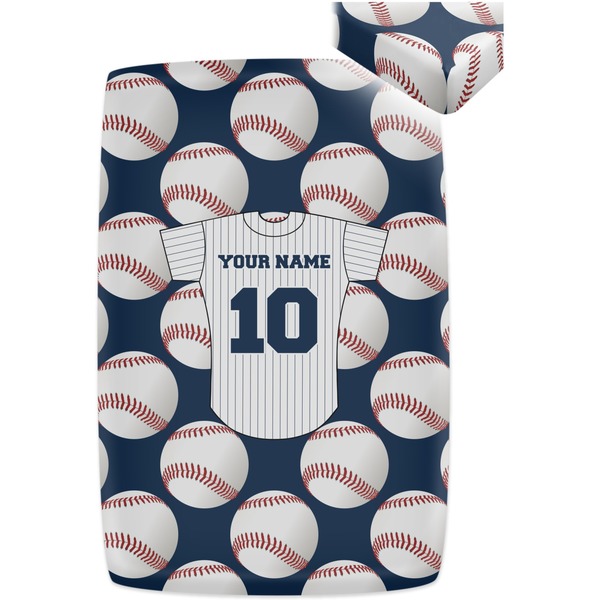 Baseball Jersey Crib Fitted Sheet - Apvl