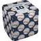 Baseball Jersey Cube Pouf Ottoman (Personalized)