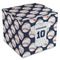 Baseball Jersey Cube Favor Gift Box - Front/Main
