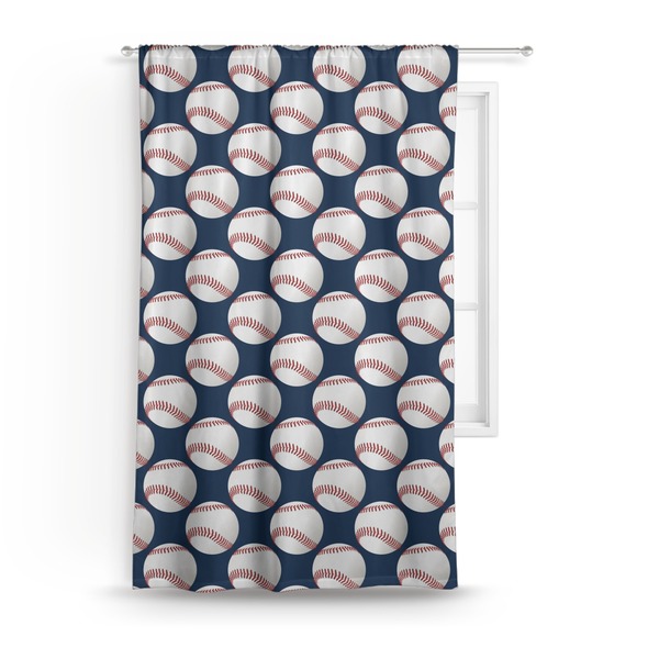 Custom Baseball Jersey Curtain - 50"x84" Panel