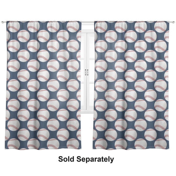 Custom Baseball Jersey Curtain Panel - Custom Size