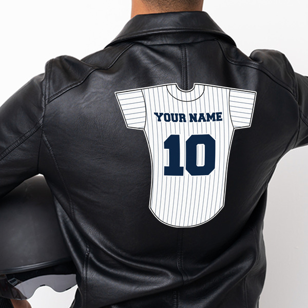 Baseball Jersey Custom Shape Iron On Patches - XXXL - APPROVAL