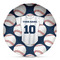 Baseball Jersey DecoPlate Oven and Microwave Safe Plate - Main