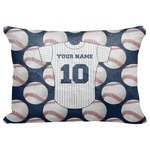 Baseball Jersey Decorative Baby Pillowcase - 16"x12" (Personalized)