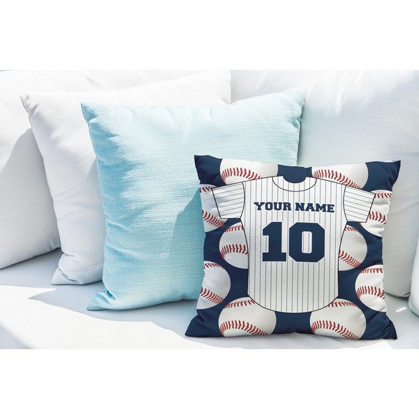 Baseball Jersey Decorative Pillow Case - LIFESTYLE 2