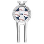 Baseball Jersey Golf Divot Tool & Ball Marker (Personalized)