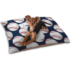 Baseball Jersey Dog Bed - Small w/ Name and Number