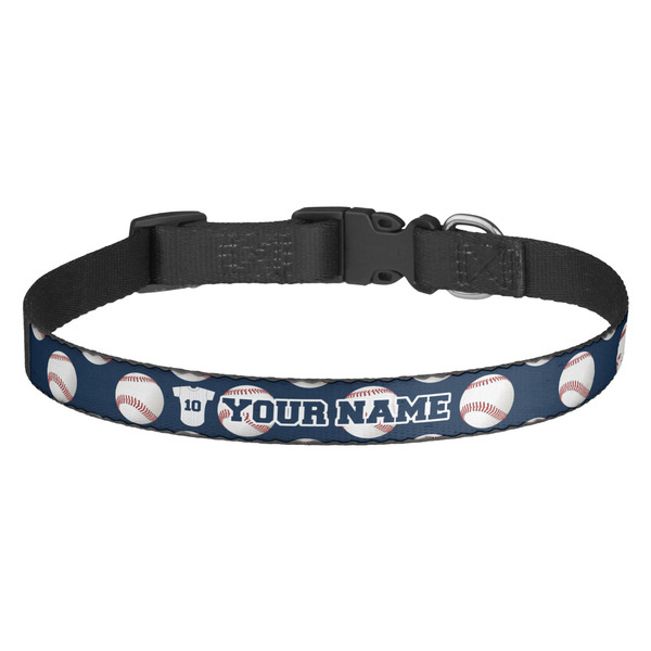 Custom Baseball Jersey Dog Collar - Medium (Personalized)