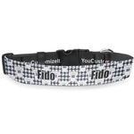 Baseball Jersey Deluxe Dog Collar - Toy (6" to 8.5") (Personalized)