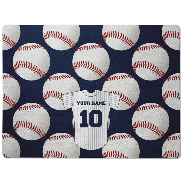 Baseball Jersey Dog Food Mat - Medium without bowls