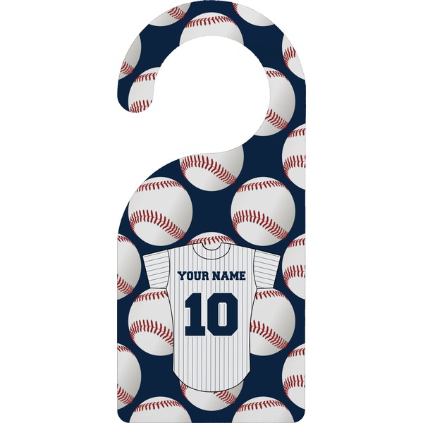 Custom Baseball Jersey Door Hanger (Personalized)