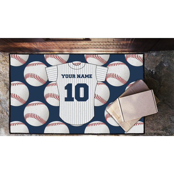 Baseball Jersey Door Mat - LIFESTYLE (Lrg)