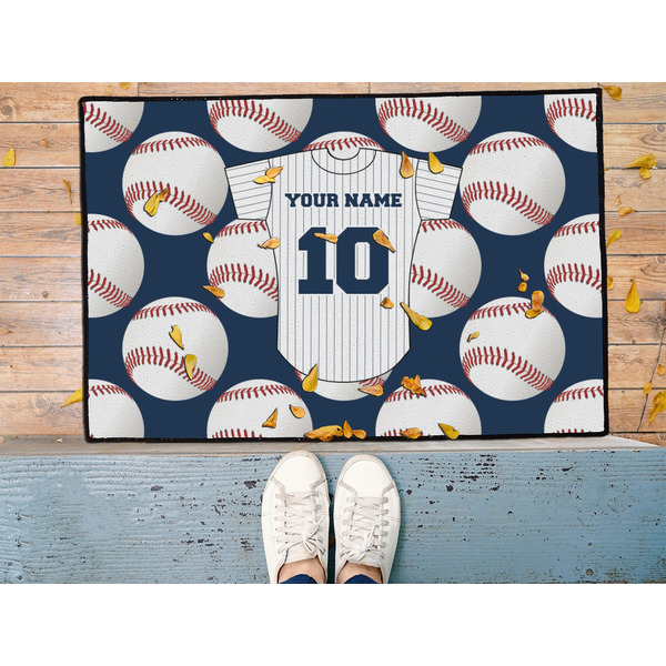 Baseball Jersey Door Mat - LIFESTYLE (Med)