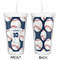 Baseball Jersey Double Wall Tumbler with Straw - Approval