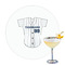 Baseball Jersey Drink Topper - Large - Single with Drink